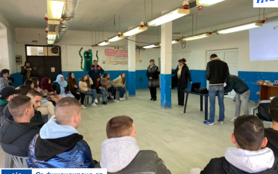 Посещение на младежката мобилна група в новооткритото младежко пространство в село Чепинци